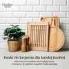 Creative Home Drewniana deska do krojenia okrągła| 40 x 30 Podgląd zdjęcia produktu 5