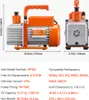 VEVOR 4,5 CFM sada vákuovej pumpy a manometra pre Náhľad obrázku produktu 7