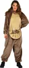 T4070/T4071-XS-S braun Känguru Kostüm Kinder Damen Herren Produktbild-Vorschau 4
