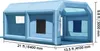 SucceBuy Cabine de peinture gonflable - 6,4 x 4,1 x 3,1 m, Voir les images du produit 8