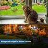 Solar Vogelfutterhaus Frosch 93cm – Mit Regenschirm Produktbild-Vorschau 5