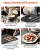 VEVOR mini pancake maker olandese muffin waffle ferro con Anteprima dell’immagine prodotto 6