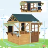 AIYAPLAY Kinderspielhaus aus Tannenholz, Faltbares Häuschen Produktbild-Vorschau 3