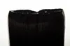 WIG ME UP Haarteil Extension 5 Clips Dunkelbraun L30172-3 Produktbild-Vorschau 3