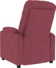 vidaXL Massagesessel Weinrot Stoff Produktbild-Vorschau 4