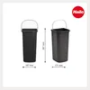 Hailo Seau intérieur PAIR 1226249 noir 2x8 litres Voir les images du produit 3