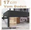 UISEBRT Lit plateforme en cuir 90 x 200 cm, tête de lit Voir les images du produit 5
