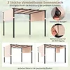 COSTWAY pergola con 2 tetti regolabili, 3,05x3,05m Anteprima dell’immagine prodotto 6