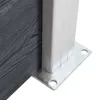 vidaXL Zaunpfosten 3 Stk. Aluminium 185 cm Produktbild-Vorschau 5