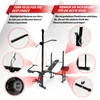 A multi-gym fitness station with various attachments and close-up views of its features. Podgląd zdjęcia produktu