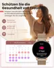 Damen Smartwatch 1,39" mit Anruf, Zyklus-Tracking,120+ Produktbild-Vorschau 3