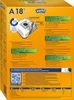 The back of a vacuum cleaner bag package. Produktbild-Vorschau