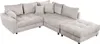 riess-ambiente Modernes Ecksofa KENT 220cm beige Cord inkl. Produktbild-Vorschau 13