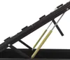 vidaXL Stauraumbett Hydraulisch Schwarz Kunstleder 100×200 Produktbild-Vorschau 6