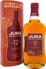 A bottle of Jura 12 Year Old Single Malt Scotch Whisky and its accompanying gift tube, presented against a white background. Produktbild-Vorschau