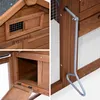 Collage of close-up shots of a wooden chicken coop. Anteprima dell’immagine prodotto