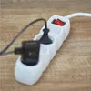 Steckdosenleiste  3 m / 4 Steckdosen / Schalter / weiß / PVC / 1,5 mm2 Produktbild-Vorschau