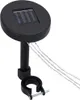 A close-up of a solar panel with a clamp attachment and wires. Produktbild-Vorschau