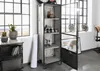 MASSIVMOEBEL24 | Vitrine 60x40 Manguier laqué Gris HEAVY Voir les images du produit 4