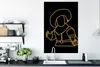 MuchoWow® Poster Der fröhliche Trinker - Frans Hals - Gold Produktbild-Vorschau 3