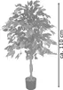Decovego Künstlicher Ficus Benjamin, Kunstpflanze, Produktbild-Vorschau 7