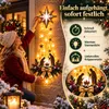Weihnachtlicher Türhänger mit LED-Beleuchtung, Produktbild-Vorschau 2