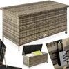TecTake 404596, Hnědá, Polyester, Ocel Náhled obrázku produktu 2