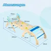COSTWAY Kit d'escalade triangulaire, gymnase jungle pliable Voir les images du produit 7