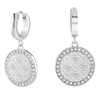 GUESS 30MM HUGGIES 4G COIN & CRYS RH, silber(silber), Gr. N Produktbild-Vorschau 1