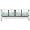 vidaXL Schwarzes Einzeltor für Zäune 300 x 75 cm Produktbild-Vorschau 5