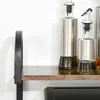 HOMCOM Küchenregal, Standregal mit 3 Ablagen, 4 Haken, für Produktbild-Vorschau 9