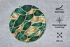 MuchoWow® Mauspad Mousepad Abstrakter Hintergrund mit Gold Produktbild-Vorschau 2