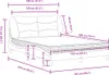 vidaXL Bett mit Matratze "Hvar" Hellgrau 120x200 cm Stoff Produktbild-Vorschau 7