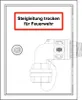 Diagram of a fire safety cabinet with text and components. Produktbild-Vorschau