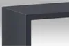 A close-up view of the corner of a dark gray shelf. Náhled obrázku produktu