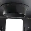 A close-up view of a black metal ventilation pipe attached to a ceiling. Anteprima dell’immagine prodotto