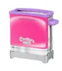 A pink toy toaster with purple accents and a silver base. Anteprima dell’immagine prodotto
