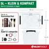 ATHLON TOOLS 6x 5 L Aufbewahrungsboxen mit Deckel, Produktbild-Vorschau 2