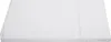 A white mattress protector laid flat, viewed from a slight diagonal. Produktbild-Vorschau