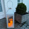 XXL Garden - Lanterna in metallo bianco 54 cm Anteprima dell’immagine prodotto 2