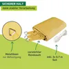 Sonnensegel Dreieck, 3x3x3m, gelb, wasserabweisend Produktbild-Vorschau 3