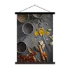 MuchoWow® Textilposter Kräuter auf grauem Hintergrund 60x80 Produktbild-Vorschau 1