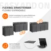ML-Design Mülltonnenbox 4er mit Pflanzdach für 4 Produktbild-Vorschau 7