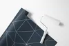 Vliestapete Dunkelblau Geometrisch Linien Muster Moderne Produktbild-Vorschau 6