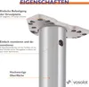 Camar Tischbein höhenverstellbar 1100-1200mm rund ø 60mm Produktbild-Vorschau 2