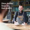 Canvas Arbeitsschürze, Grillschürze BBQ Kochschürze Art Produktbild-Vorschau 7