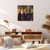 Bild auf Leinwand - Leinwandbild - Leute Regen so - 60x60cm Produktbild-Vorschau 7