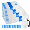 Vakuumbeutel für Kleidung mit Pumpe 24er Set, 4 Größen Produktbild-Vorschau 2
