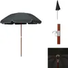 vidaXL Sonnenschirm mit Stahlmast 240 cm Anthrazit -  Produktbild-Vorschau 1