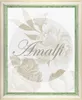 Bilderrahmen Amalfi - 60x75 cm, Grün Weiß Vintage Produktbild-Vorschau 1
